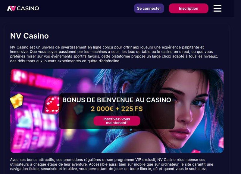 Nv casino bonus - Qu’est‑ce que NV Casino ? Nv casino bonus - Qu’est‑ce que NV Casino ?